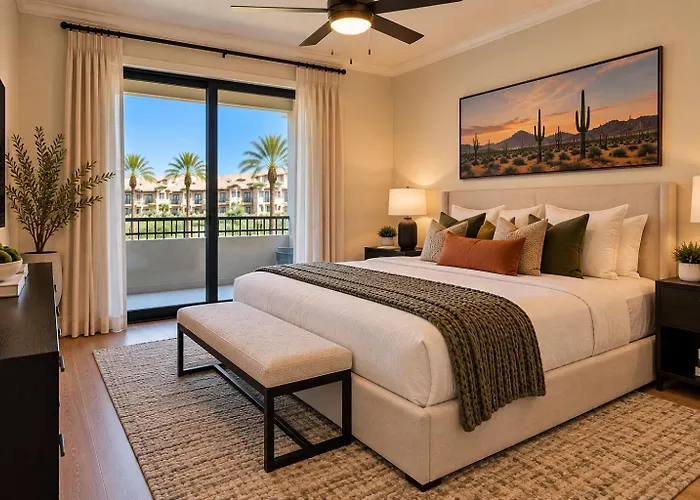 Desert Luxe 2br Balcony Apartment *